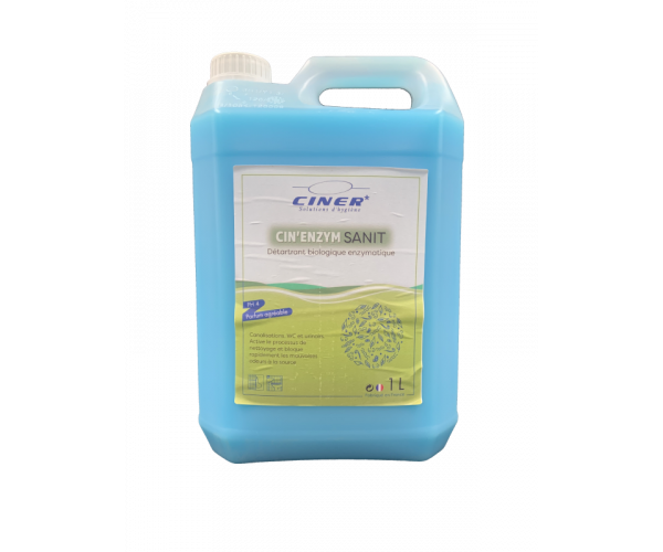CIN’ENZYM SANIT – Nettoyant sanitaire enzymatique détartrant anti-odeurs