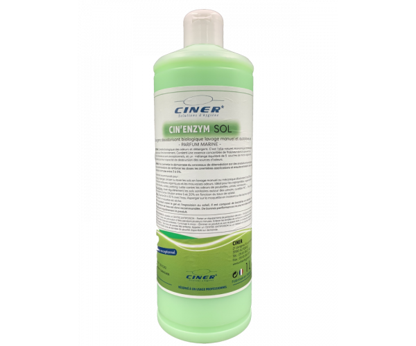 CIN’ENZYM SOL – Nettoyant biologique sols et neutralisant d’odeurs