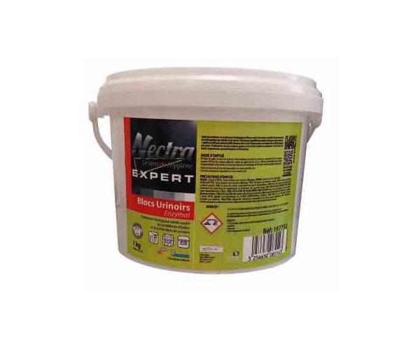 Bloc urinoir enzymatique EXPERT 1 kg – traitement biologique odeurs