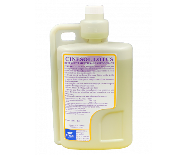 CINESOL Lotus – Détergent liquide universel sans rinçage sols