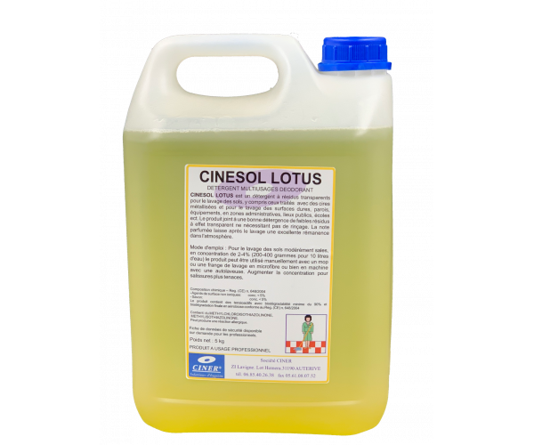 CINESOL Lotus détergent universel sols et surfaces