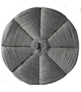 DISQUE LAINE D'INOX TRESSE