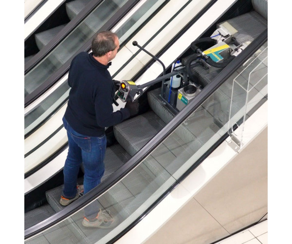 EUREKA ERC45 nettoyeur escalator professionnel à batterie lithium