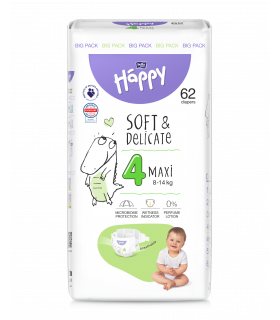 COUCHE T4 BB HAPPY SOFT ET DELICATE 8 à 14KG