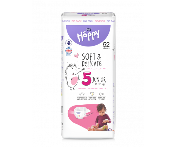 COUCHE T5 BB HAPPY SOFT & DELICATE 11 à 18KG