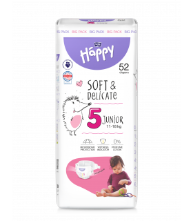 COUCHE T5 BB HAPPY SOFT & DELICATE 11 à 18KG