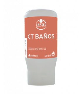 CAPXEL CT BAÑOS – Nettoyant désinfectant sanitaires – Carton 12 capsules 50 ml