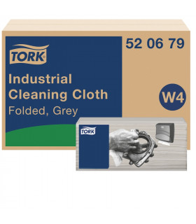 TORK CHIFFON DE NETTOYAGE INDUSTRIEL PLIE GRIS