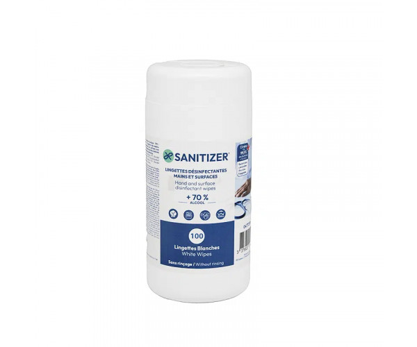 SANITIZER – Lingettes désinfectantes alimentaires x100 | CINER
