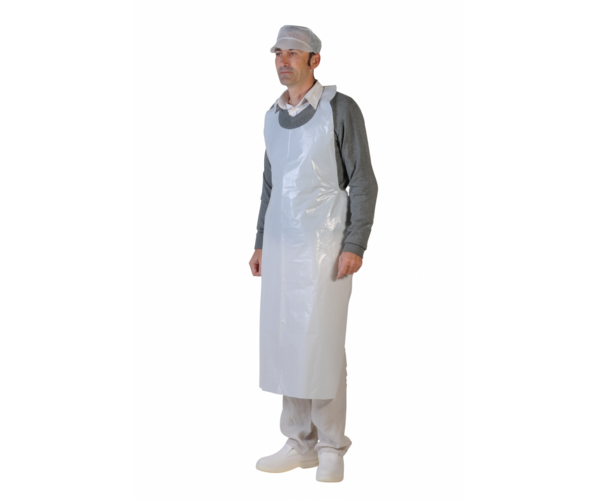 TABLIER BLANC PE