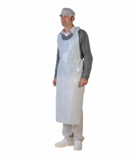 TABLIER BLANC PE