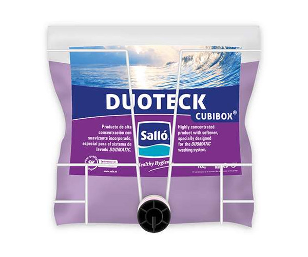 CUBIBOX DUOTECK 10 kg – Détergent blanchisserie enzymatique avec adoucissant intégré