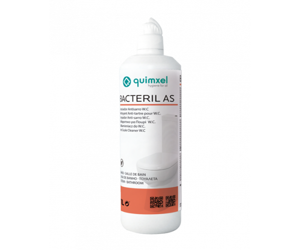 BACTERIL AS – Détergent acide anti-calcaire professionnel 5 L