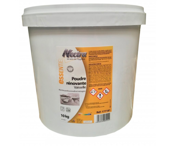 Poudre rénovante vaisselle machine professionnelle ESSENTIEL 10 kg