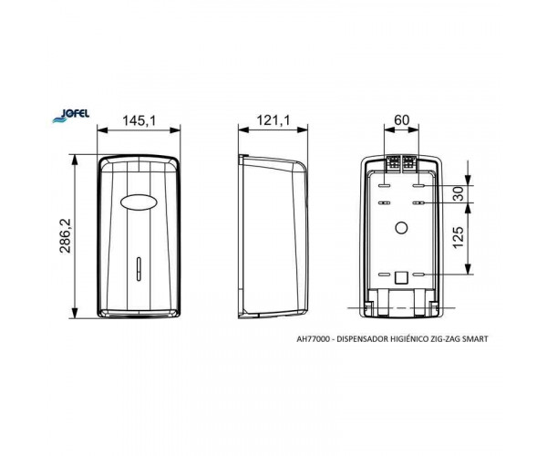 DISTRIBUTEUR POUR PAPIER HYGIENIQUE FEUILLE A FEUILLE