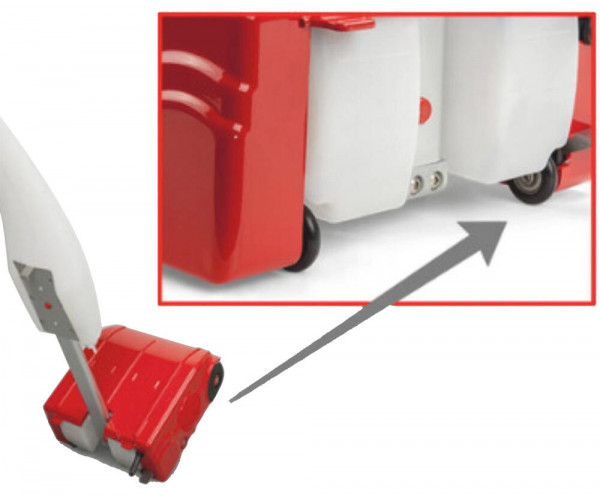 Autolaveuse compacte Cleanfix RA250B / RA350B – double brosse cylindrique