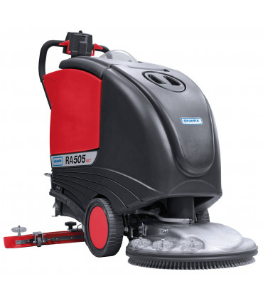 Autolaveuse Cleanfix RA505 IBCT professionnelle 51 cm. Rendement 2 100 m²/h, réservoirs 55/56 L, traction avant/arrière et dosag