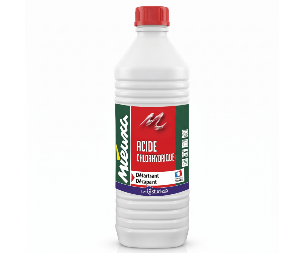 Acide chlorhydrique 1 L – Détartrant et décapant | CINER