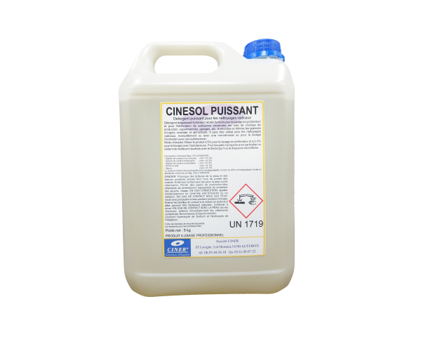 CINESOL PUISSANT – Détergent dégraissant alcalin sols encrassés